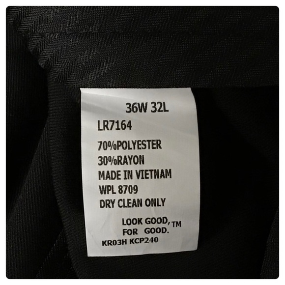 KENNETH COLE REACTION - “Ready Flex Slim-Fit” Suit Separate Pant 36X32 NWT - Picture 10 of 16